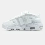 Nike Air More Uptempo Low Triple White - Зображення 5