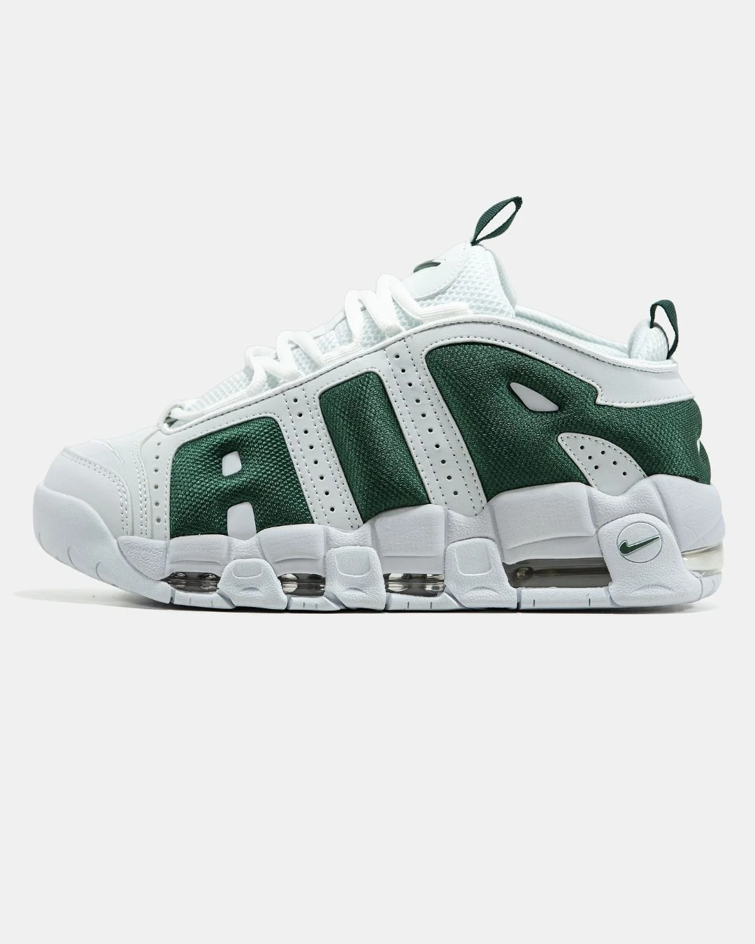 nike-air-more-uptempo-low-white-green-20126135089812 Nike Air More Uptempo Low White Green - Зображення 1