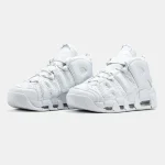 Nike Air More Uptempo Triple White - Зображення 3