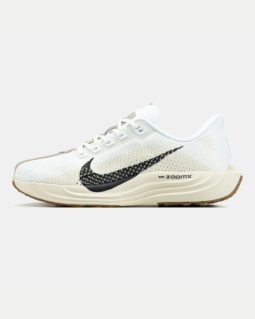 nike-air-zoom-pegasus-road-running-white-beige-black-62661872391051 Nike Air Zoom Pegasus Road Running White Beige Black - Зображення 1