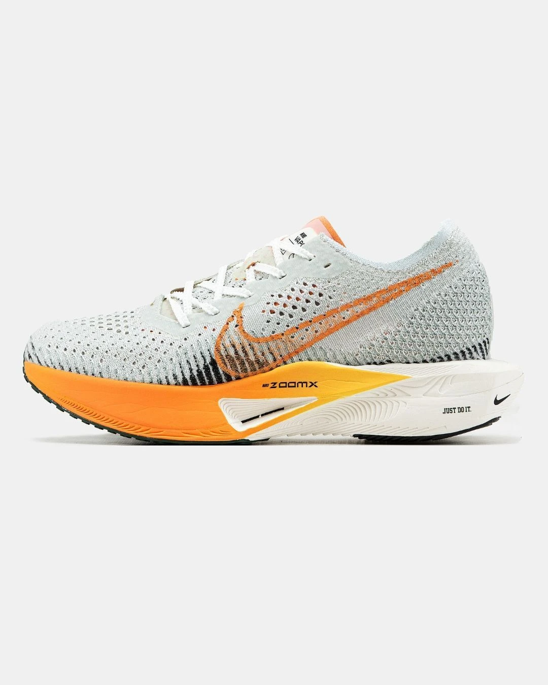 nike-air-zoomx-vaporfly-3-grey-orange-white-26442159391685 Nike Air ZoomX VaporfLy 3 Grey Orange White - Зображення 1