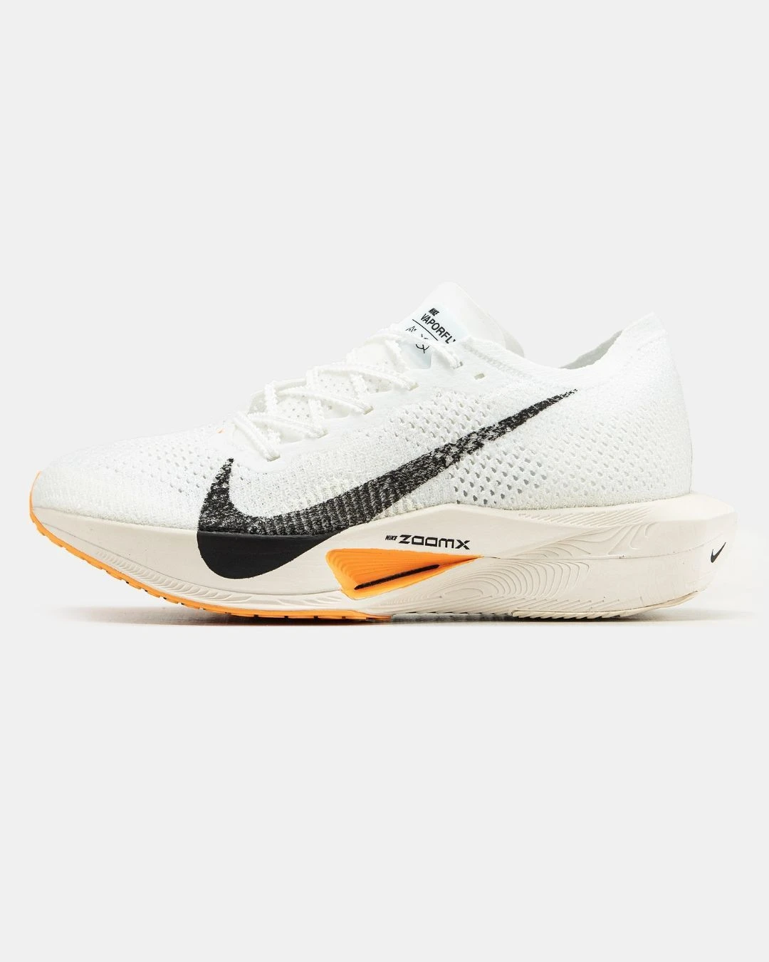 nike-air-zoomx-vaporfly-3-white-black-orange-78165277612077 Nike Air ZoomX Vaporfly 3 White Black Orange - Зображення 1