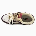Nike Dunk LX White Maroon - Зображення 5