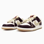 Nike Dunk LX White Maroon - Зображення 2