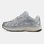 Nike P-6000 White Silver Blue