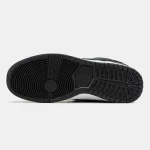 Nike SB Dunk Low Black White Winter Fur - Зображення 6