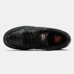 Nike SB Dunk Low Total Black Leather - Зображення 7