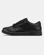 Nike SB Dunk Low Total Black Leather
