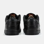 Nike SB Dunk Low Total Black Leather - Зображення 9