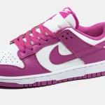 Nike SB Dunk Low White Active Fuchsia - Зображення 6