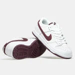 Nike SB Dunk Low White Bordo - Зображення 2