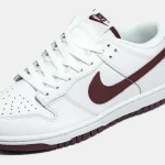 Nike SB Dunk Low White Bordo - Зображення 5