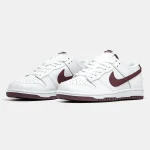 Nike SB Dunk Low White Bordo - Зображення 3
