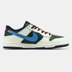 Nike SB Dunk Low White Green Bordo - Зображення 6