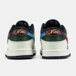Nike SB Dunk Low White Green Bordo - Зображення 9