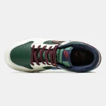 Nike SB Dunk Low White Green Bordo - Зображення 7