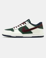 Nike SB Dunk Low White Green Bordo