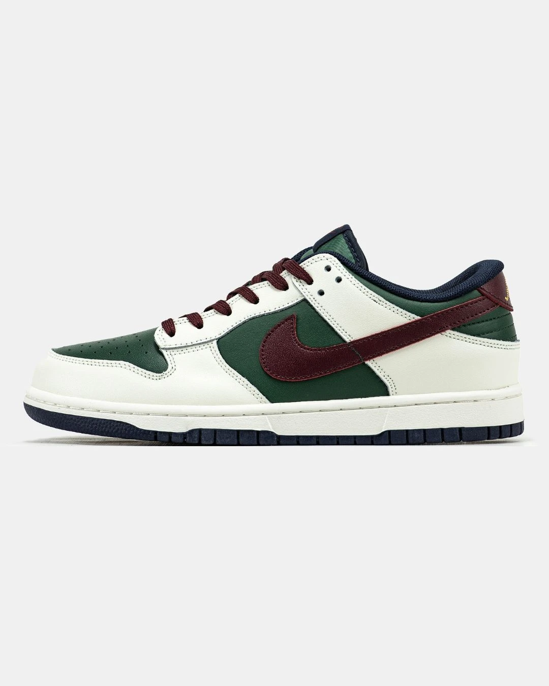 nike-sb-dunk-low-white-green-bordo-93774026822787 Nike SB Dunk Low White Green Bordo - Зображення 1