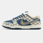 Nike SB Dunk Low x Gucci Beige Blue - Зображення 5