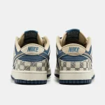 Nike SB Dunk Low x Gucci Beige Blue - Зображення 9