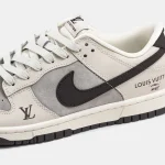Nike SB Dunk Low x Louis Vuitton Grey Black - Зображення 5
