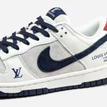 Nike SB Dunk Low x Louis Vuitton Grey Blue Red - Зображення 5