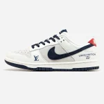Nike SB Dunk Low x Louis Vuitton Grey Blue Red - Зображення 4