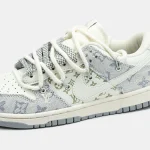 Nike SB Dunk Low x Louis Vuitton White Blue - Зображення 6