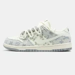 Nike SB Dunk Low x Louis Vuitton White Blue - Зображення 4