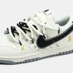 Nike SB Dunk Low x Louis Vuitton x Glommy Bear White - Зображення 6