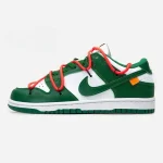 Nike SB Dunk Low x Off-White Green Red