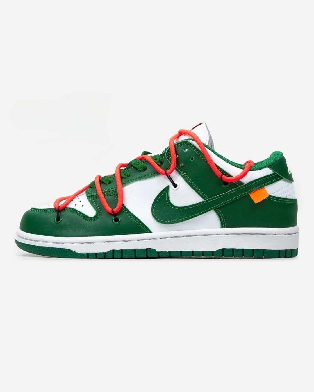 nike-sb-dunk-low-x-off-white-green-red-60729181453990 Nike SB Dunk Low x Off-White Green Red - Зображення 1