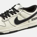 Nike SB Dunk Low x Supreme Beige Black - Зображення 4