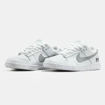 Nike SB Dunk Low x Supreme White Grey - Зображення 3
