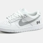 Nike SB Dunk Low x Supreme White Grey - Зображення 6