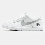 Nike SB Dunk Low x Supreme White Grey - Зображення 4