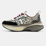 Premiata Hill Beige Black Leopard