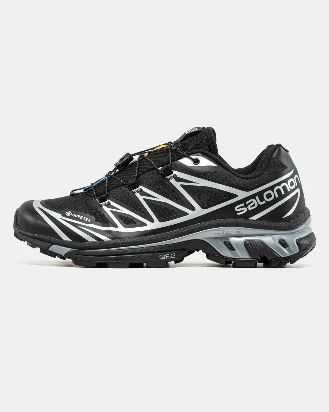 salomon-xt-6-gore-tex-soft-ground-black-silver-58088505907614 Salomon XT-6 Gore-Tex Soft Ground Black Silver - Зображення 1