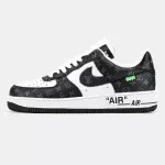 Nike Air Force 1 Low By Virgil Abloh White Black x Louis Vuitton