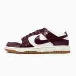 Nike SB Dunk Low Burgundy Croc