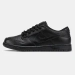 Nike SB Dunk Low Total Black Leather
