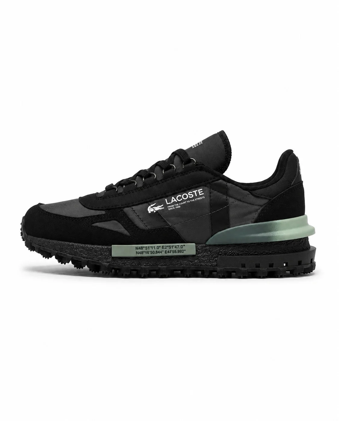 04E37921-8F0C-430D-8A08-0A15C340B935 Lacoste Elite Active Black Green - Зображення 1