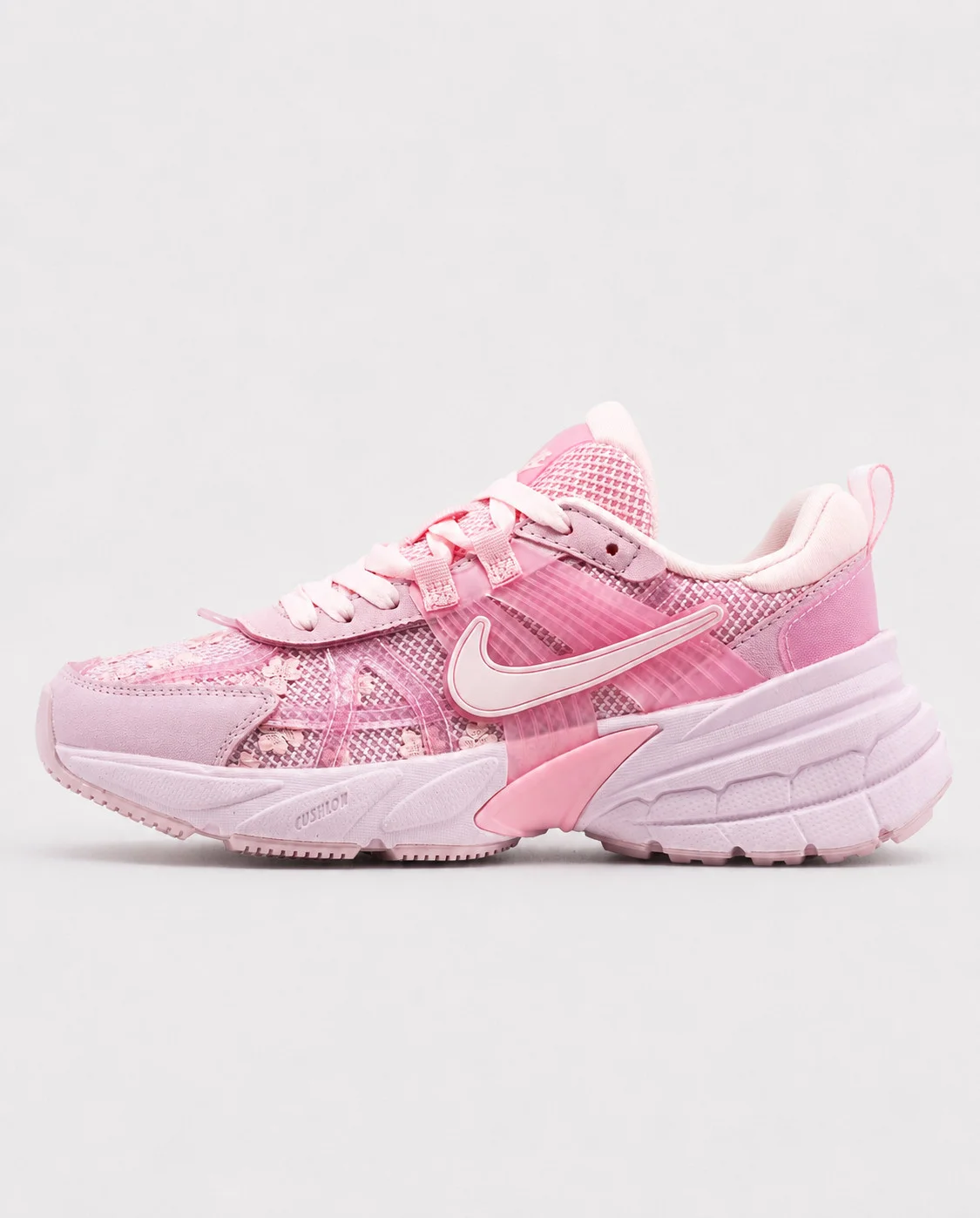 16CE37A7-CDC4-47AF-A48B-D64BD2EBA141 Nike V2K Runtekk Pink Flowers - Зображення 1