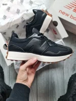 New Balance 327 Black Leather - Зображення 5