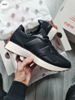 New Balance 327 Black Leather - Зображення 4
