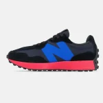 New Balance 327 Black Blue Red