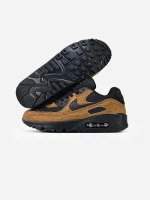 Nike Air Max 90 Premium Light British Tan Brown Black - Зображення 3