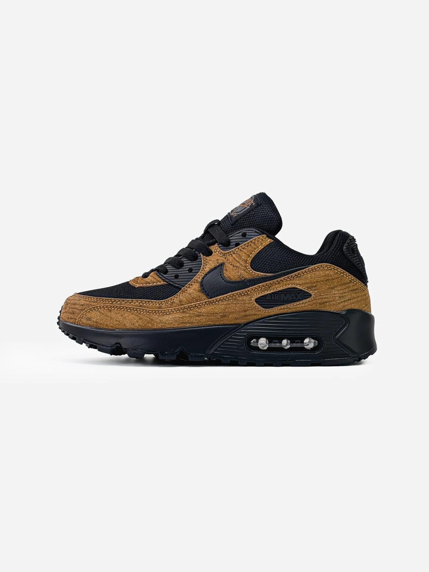 IMG_1642 Nike Air Max 90 Premium Light British Tan Brown Black - Зображення 1