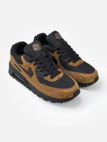 Nike Air Max 90 Premium Light British Tan Brown Black - Зображення 7