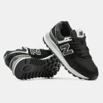 New Balance 574 White Black Cordura Termo - Зображення 2